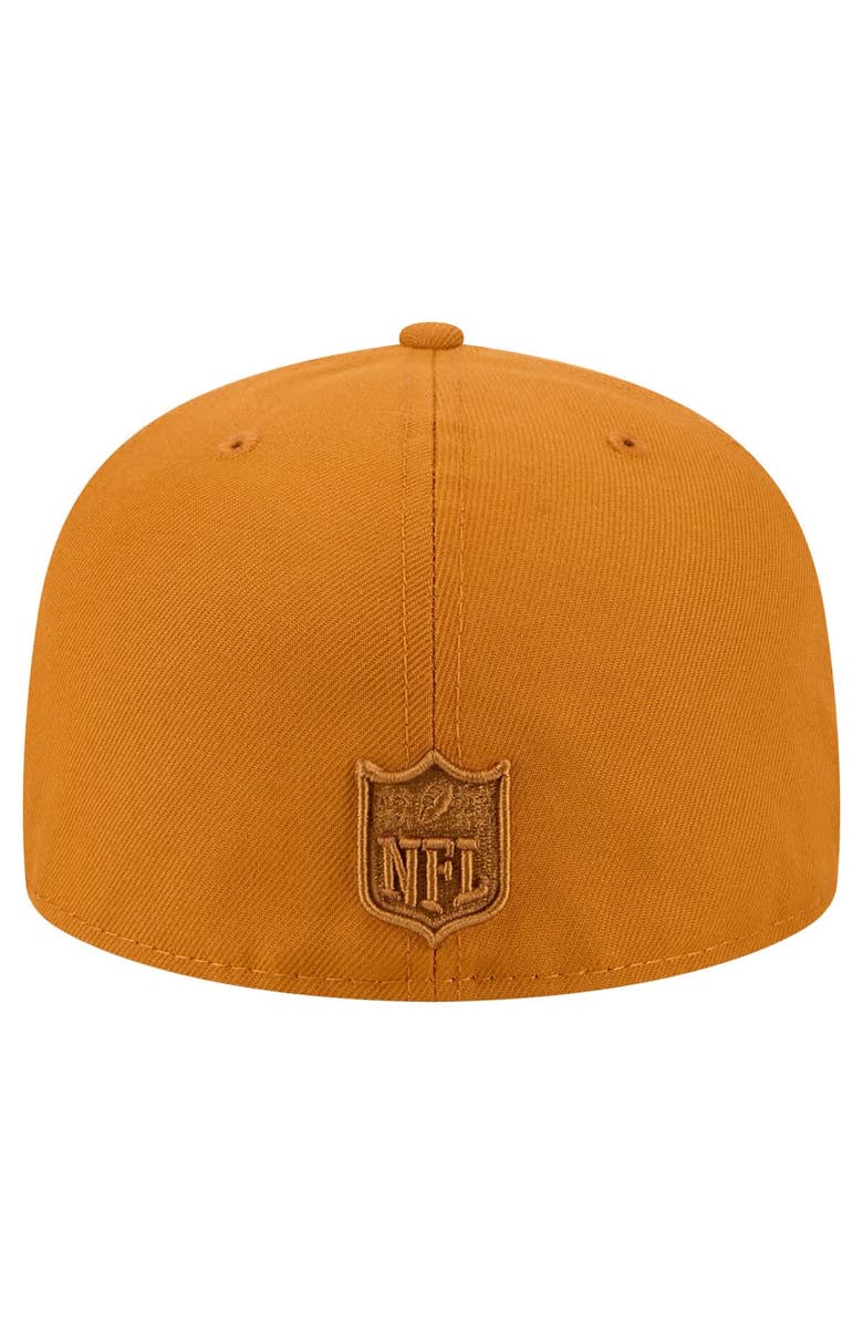 New Era Men's New Era Brown Kansas City Chiefs Color Pack A-Frame 59FIFTY Fitted Hat, Alternate, color, Brown