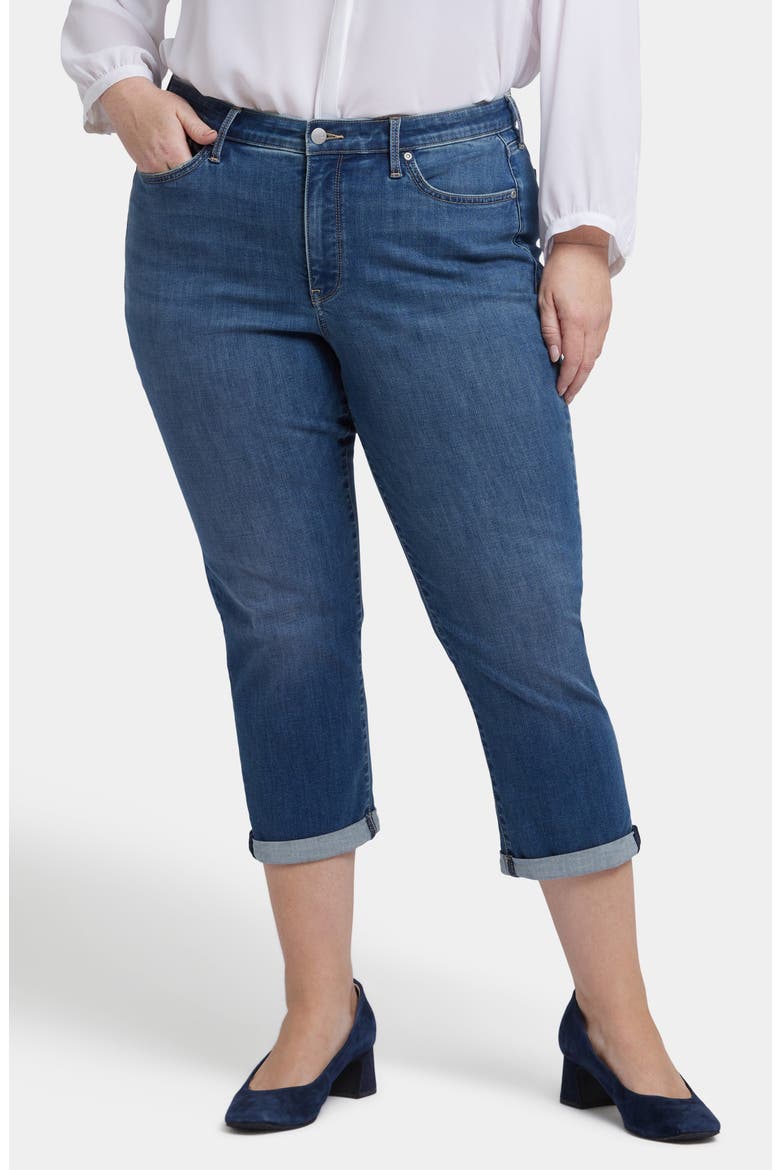 Chloe Cuff Capri Jeans, Main, color, COSTA BRAVA