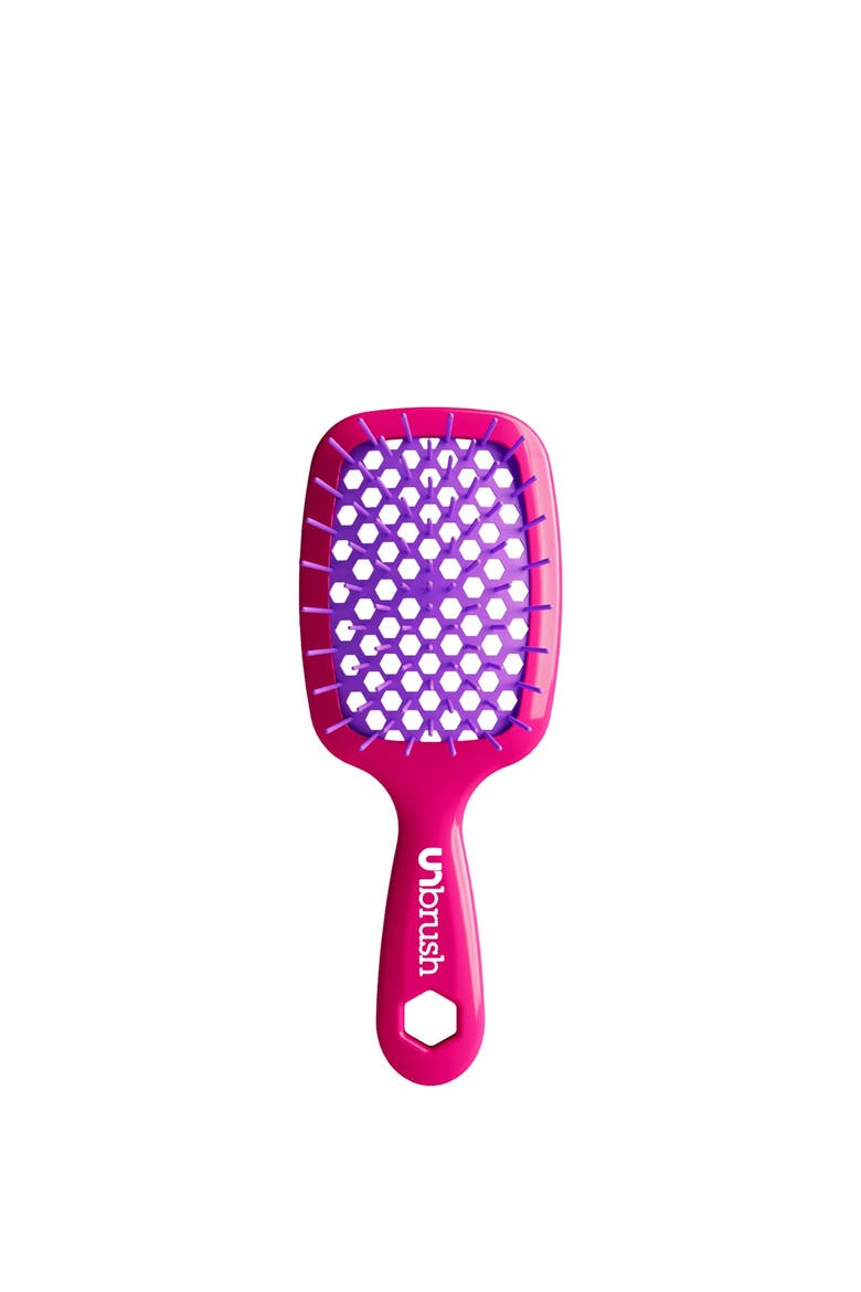 Mini  Detangling Brush, Main, color, Pink Burst