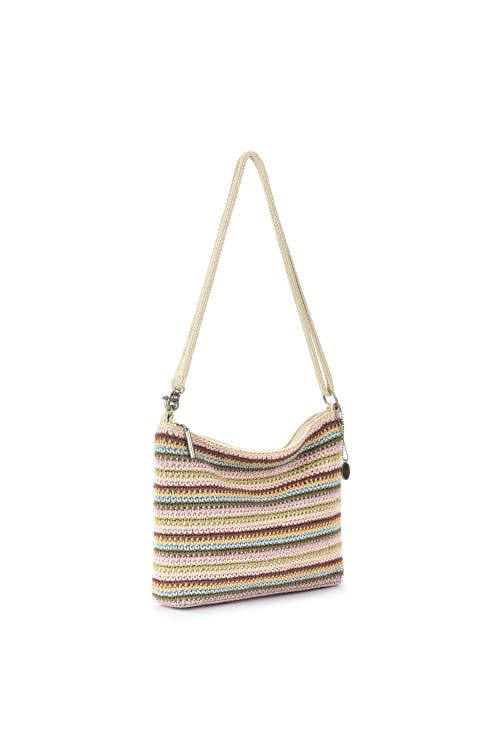 The Sak Lumi Covertible Crossbody Bag In Pink Multi Stripe