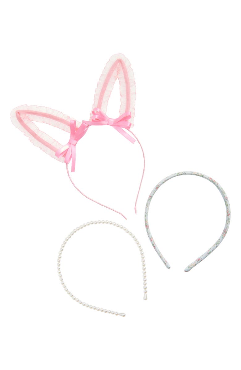 Capelli New York Kids' 3-Pack Assorted Headbands, Main, color, Pink Combo