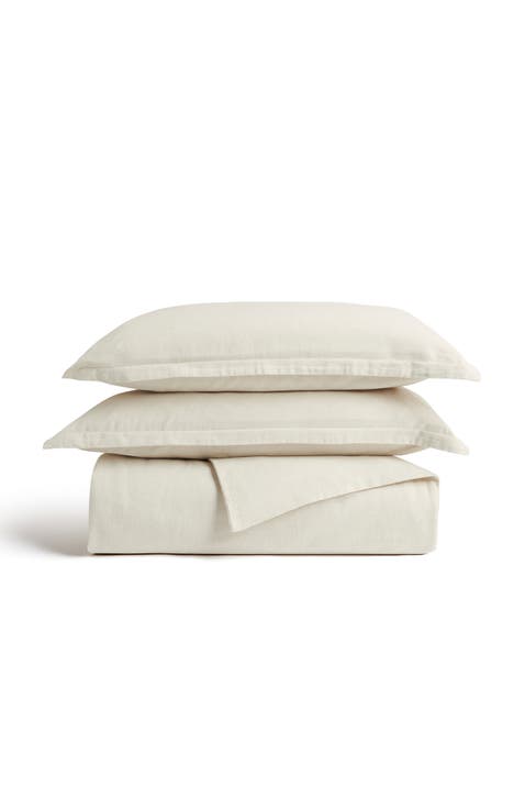 Flannel Marl Brushed Cotton Duvet Cover Sets