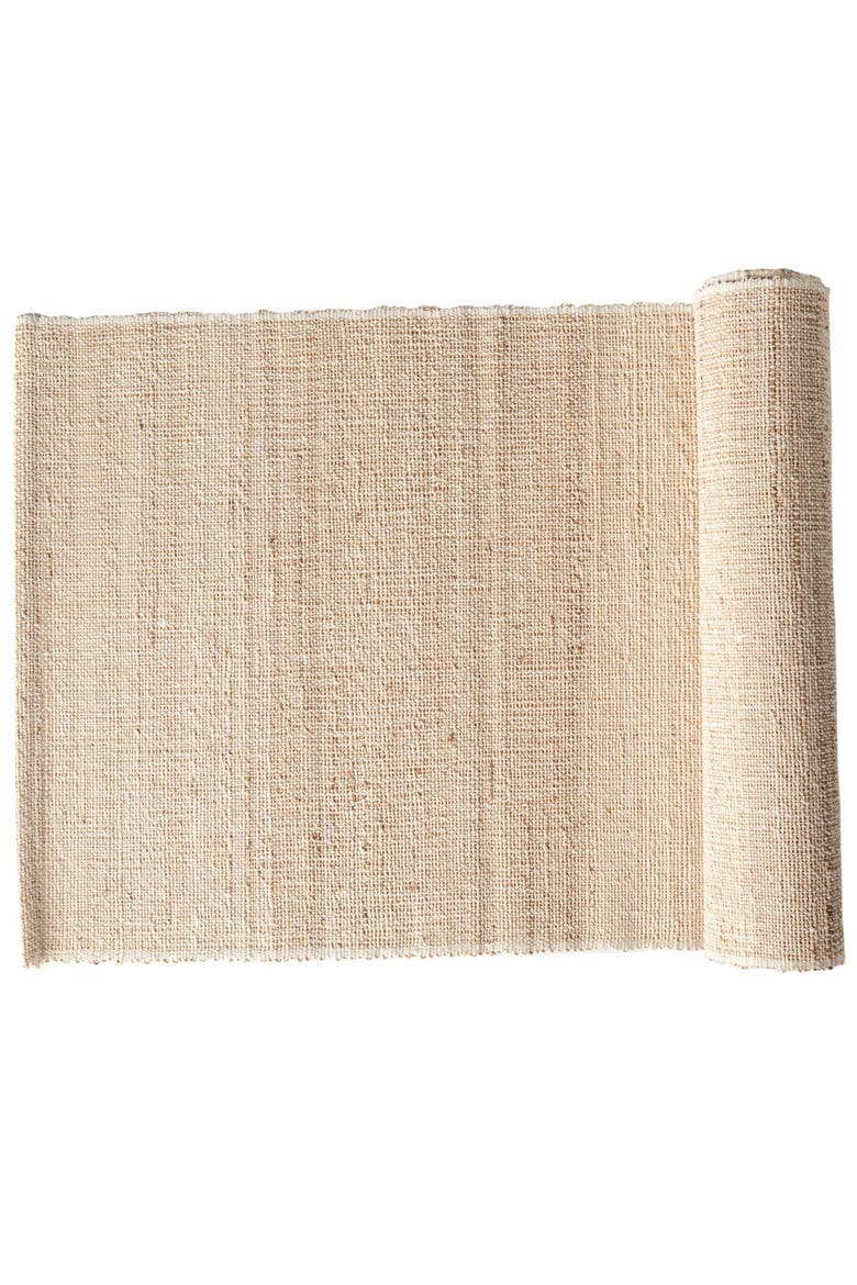 Madeleine Table Runner, Main, color, Biscotti