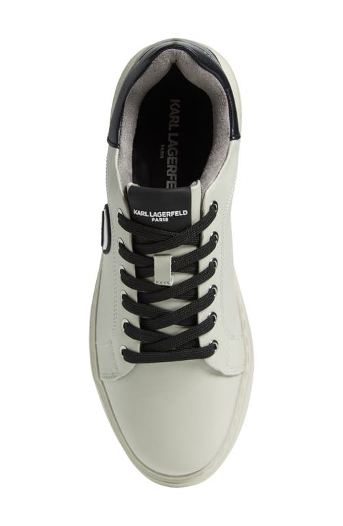 Karl Lagerfeld Paris Karl Head Sneaker In Cement