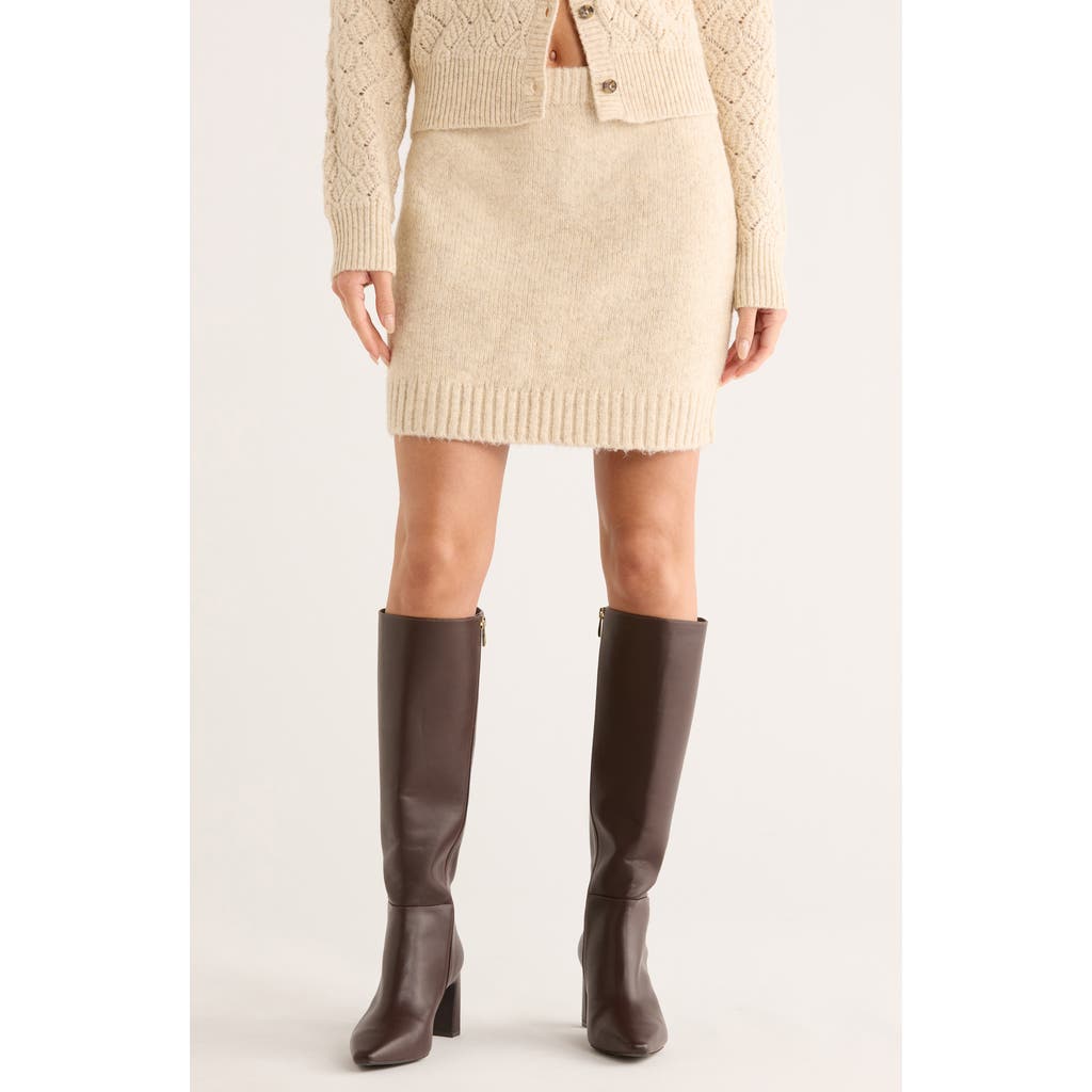 Melrose And Market Sweater Mini Skirt In Multi