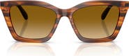 Emporio Armani 54mm Butterfly Sunglasses
