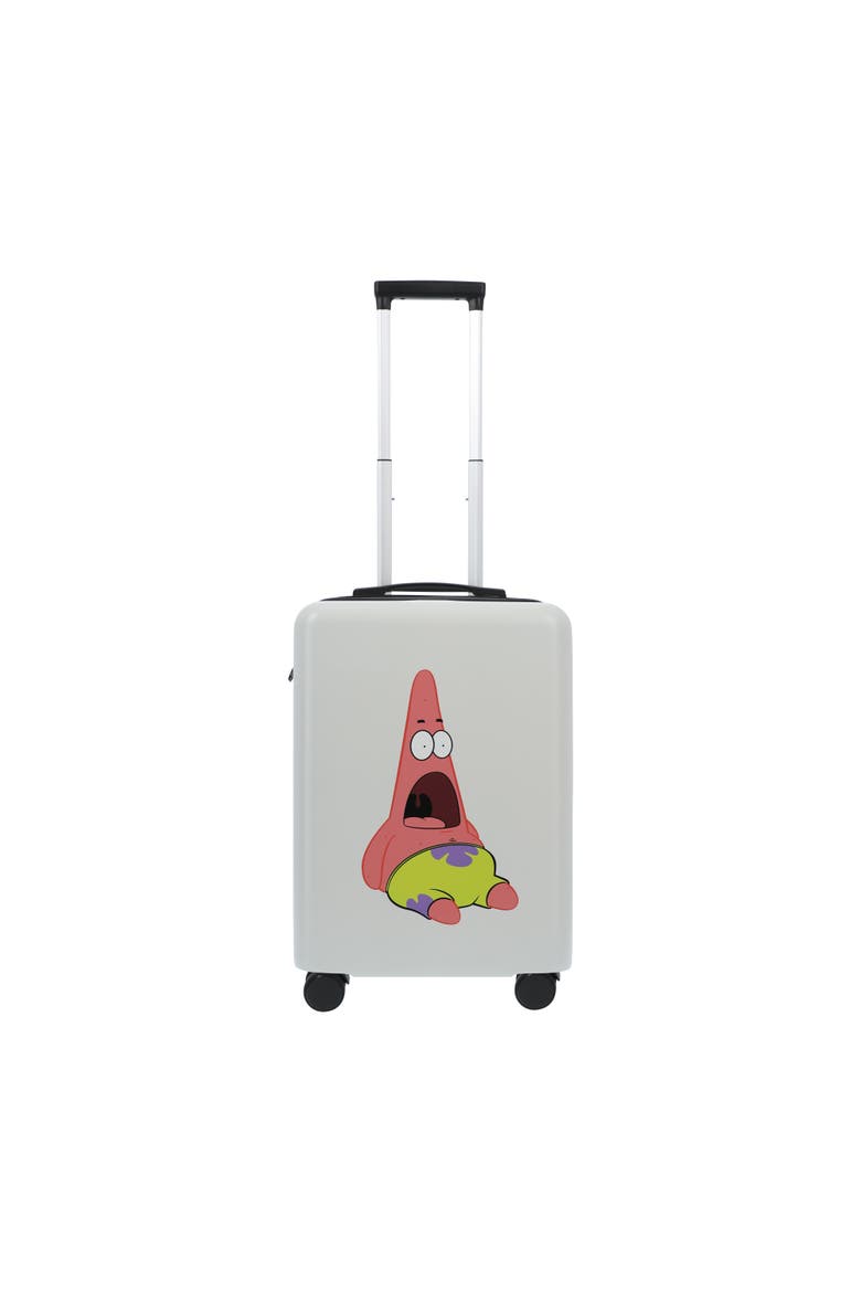 NICKELODEON SPONGEBOB-PATRICK 22.5" CARRY-ON LUGGAGE, Alternate, color, WHITE