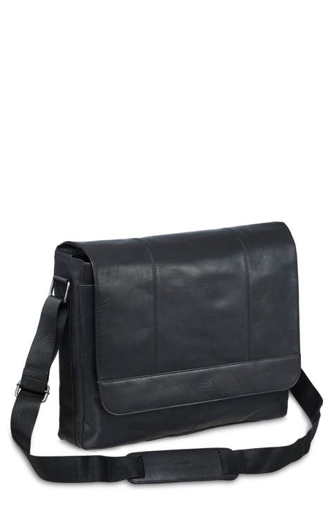 Leather Laptop Messenger Bag