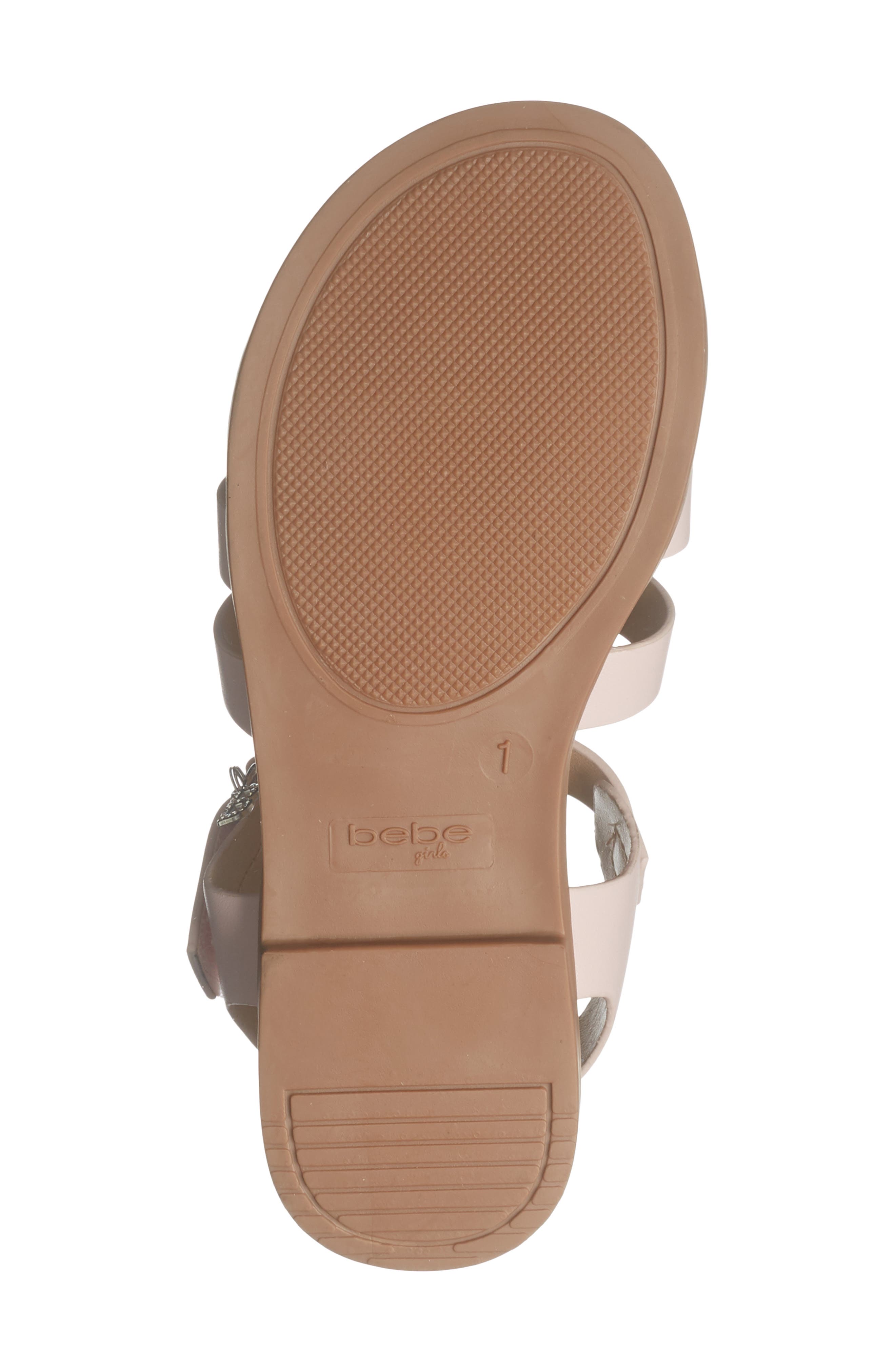 bebe Kids' Strawberry Sandal, Alternate, color, Blush