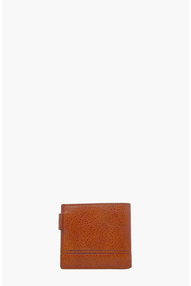 Gentleman Trifold Leather Wallet 586, Alternate, color, Camel Brown