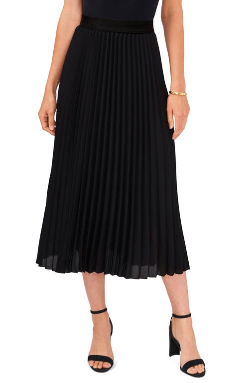 CHAUS CHAUS PLEATED MIDI SKIRT