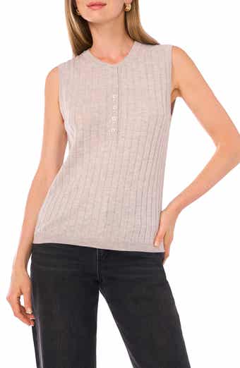 Halogen® Button Sweater Tank
