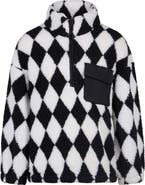 Rock Your Kid Kids' Harlequin Half Zip Sherpa Pullover