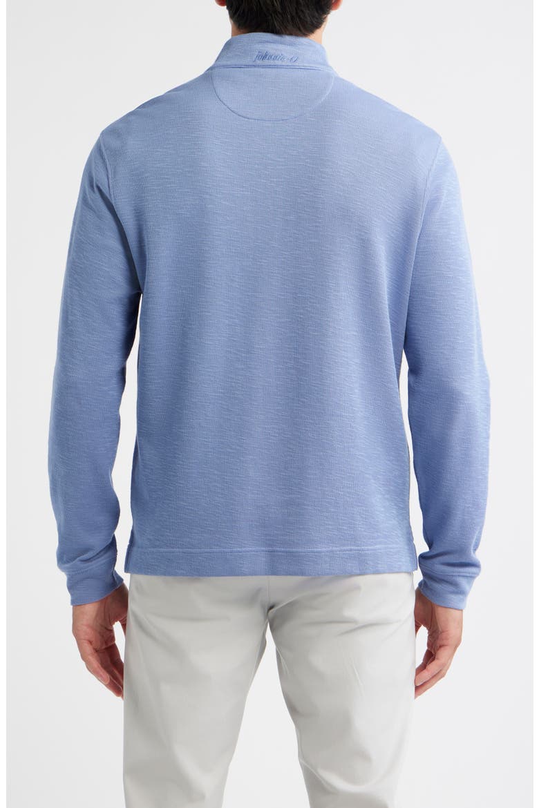 Flame Stitch Quarter Zip Pullover, Alternate, color, CLOUDBURST