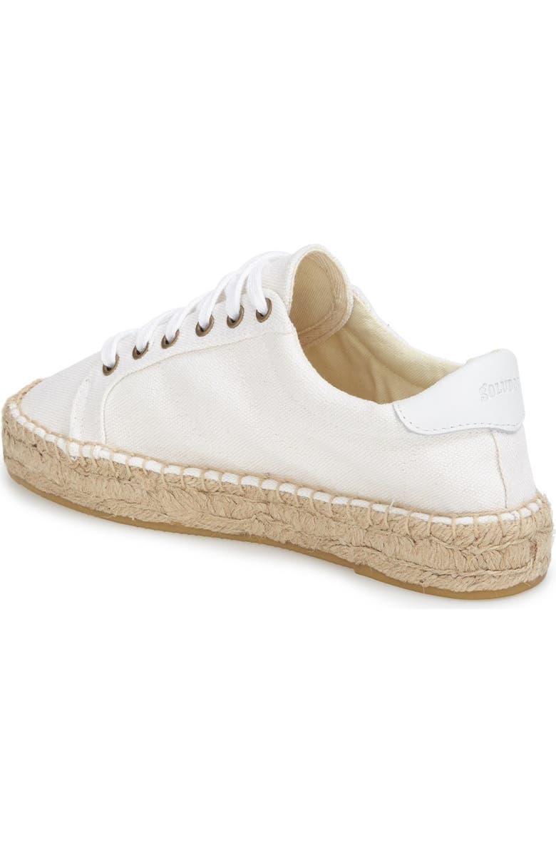 Soludos Espadrille Platform Sneaker, Alternate, color,