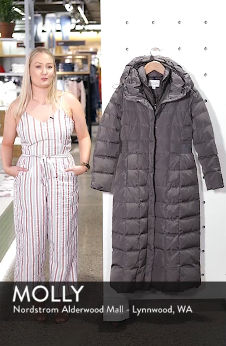 Cole Haan Quilted Coat with Inner Bib, sales video thumbnail