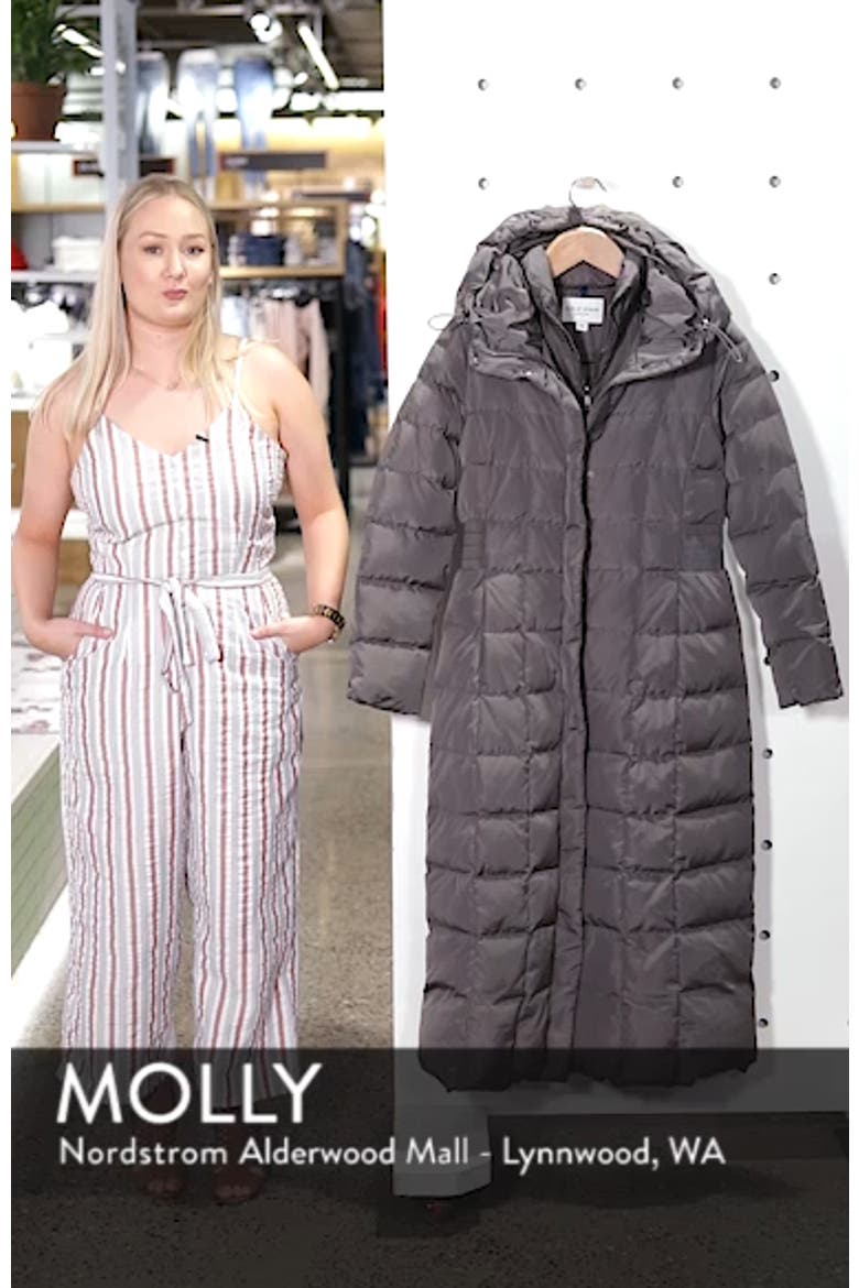Cole Haan Quilted Coat with Inner Bib video