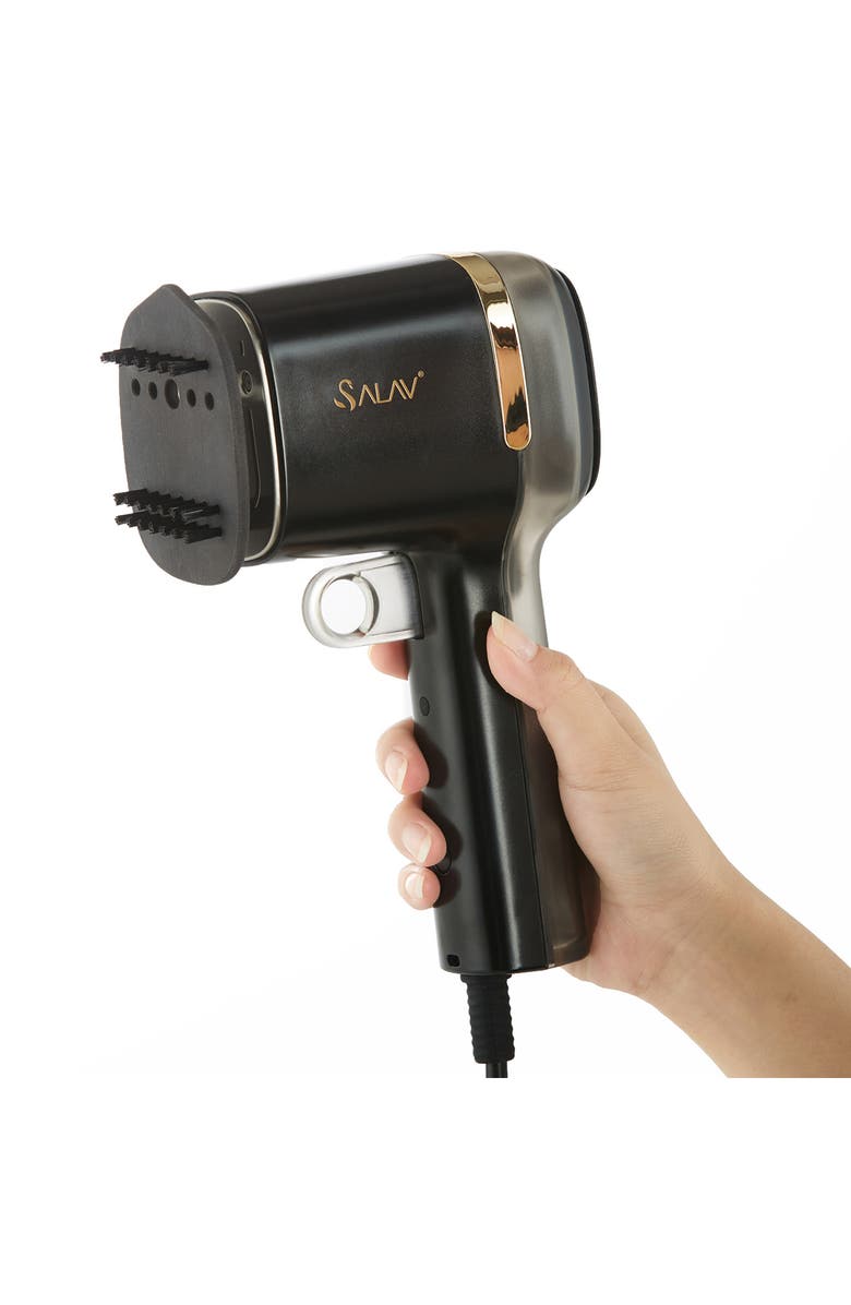 SALAV Quicksteam Travel Steamer, Alternate, color, Onyx