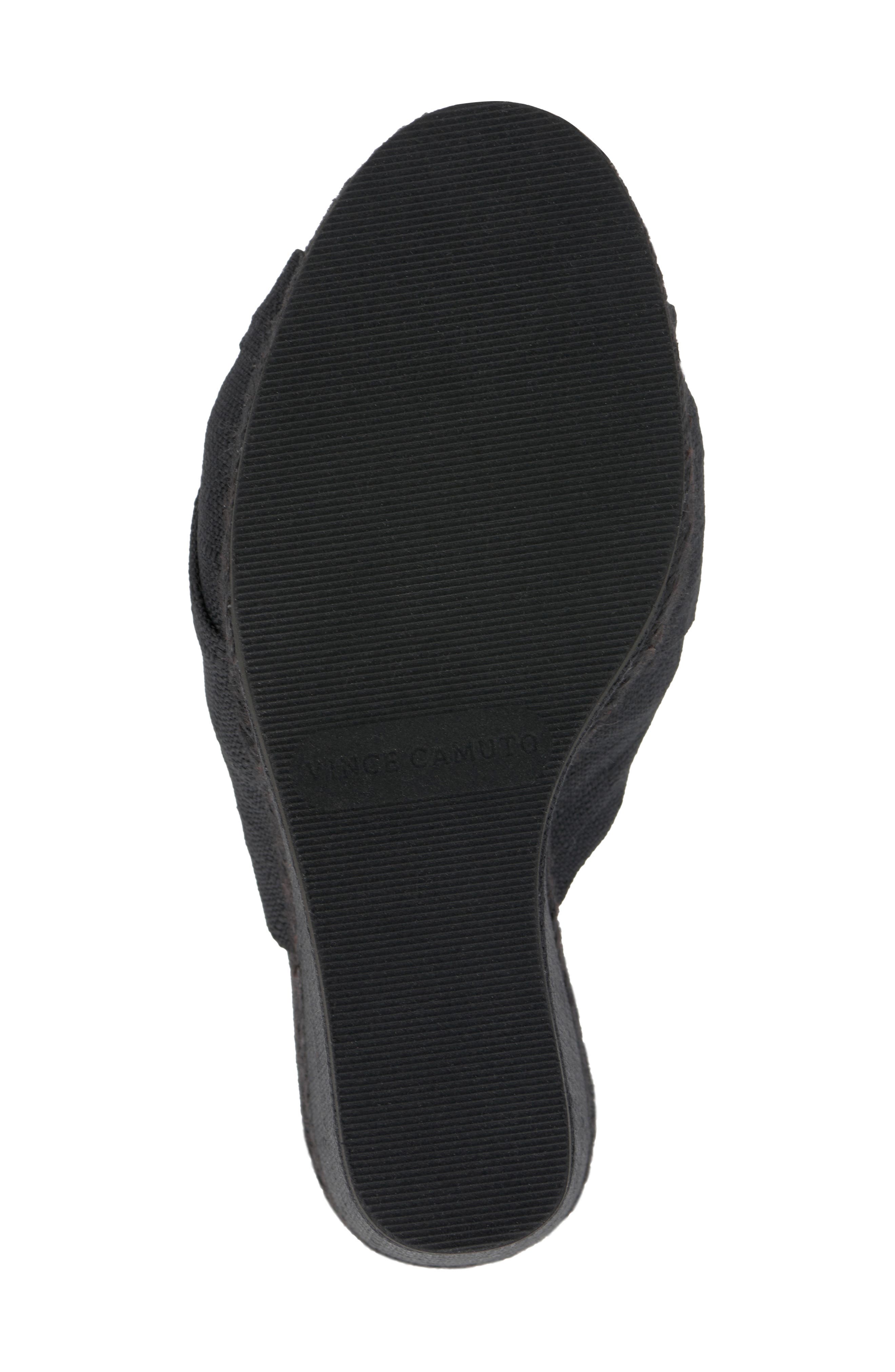 Vince Camuto Briana Platform Wedge Sandal, Alternate, color, Black