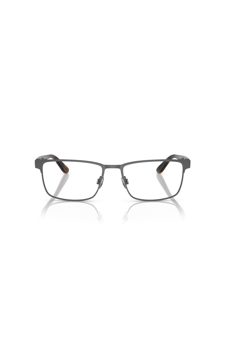 56mm Rectangle optical glasses, Alternate, color, Grey/ Tortoise