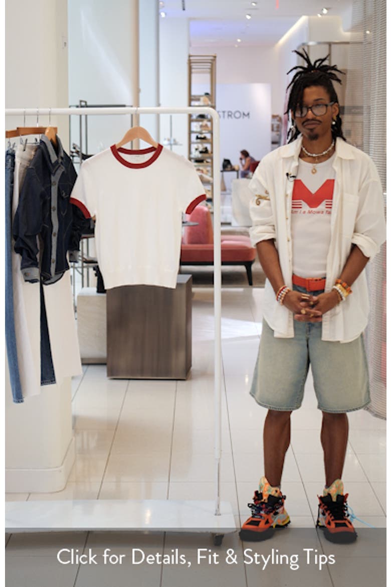 Ringer Short Sleeve Sweater video