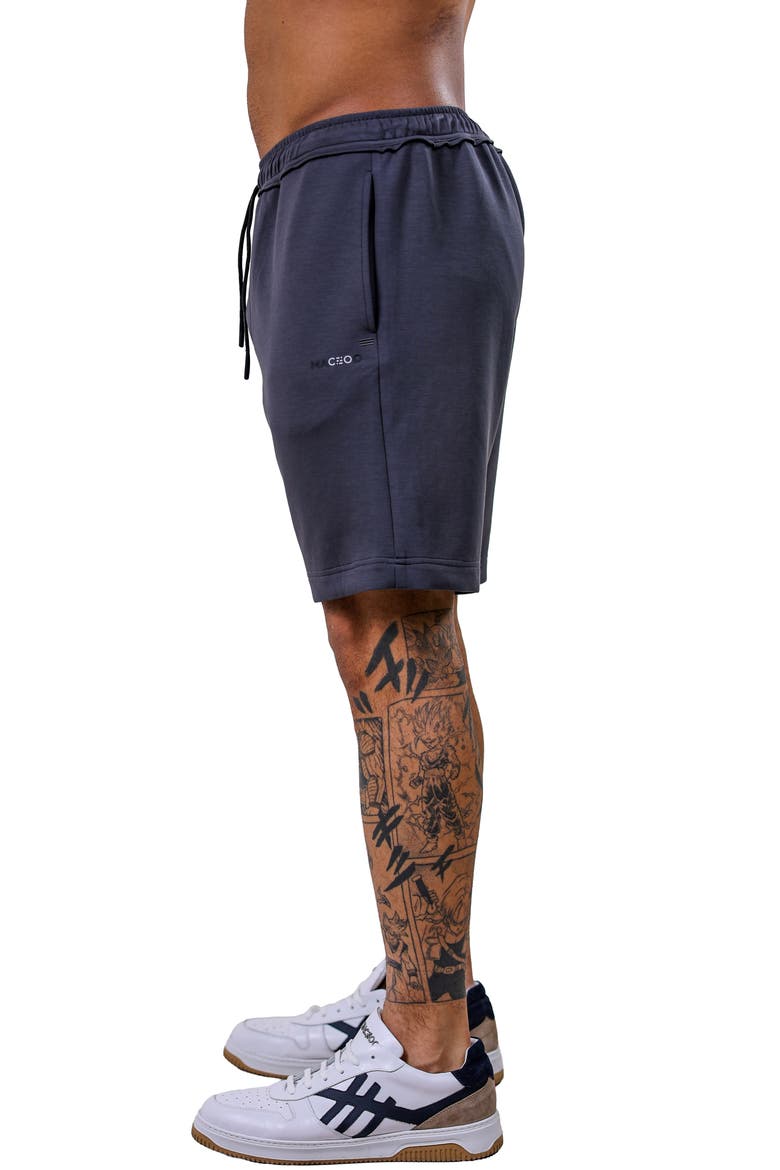 Marthyr Elastic Waist Shorts, Alternate, color, GREY