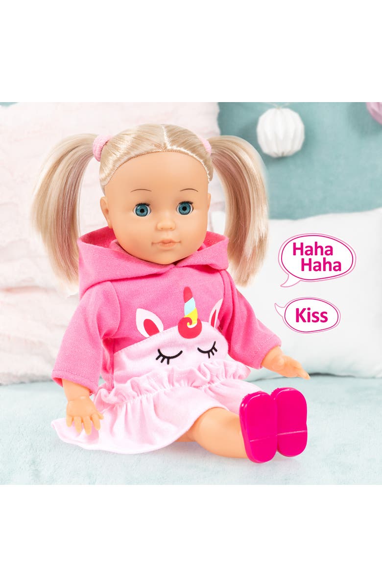 Bayer Design 13 Inch Charlene Little Lover Doll with Hair Accessories, Alternate, color, Multicolored