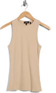 Theory Fitted Rib Stretch Organic Cotton Tank