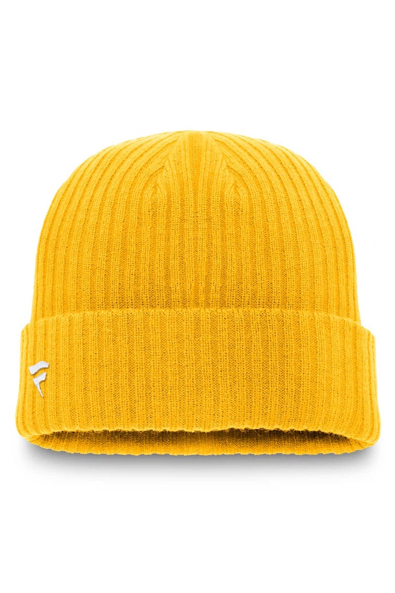 Men's Fanatics Gold Nashville Predators Component Cuffed Knit Hat, Alternate, color, Gold