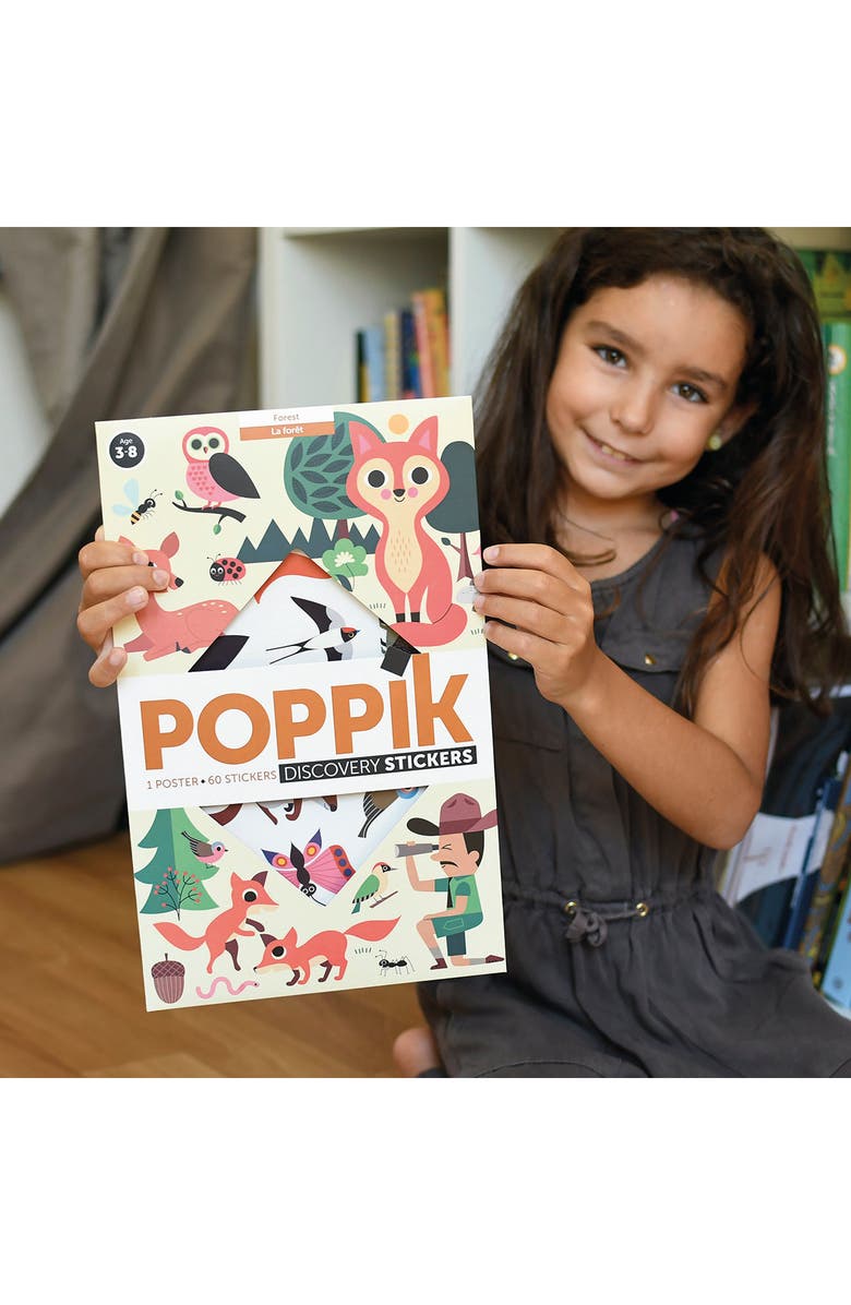 Scrunch The Forest Discovery Poster & Stickers, Alternate, color, 