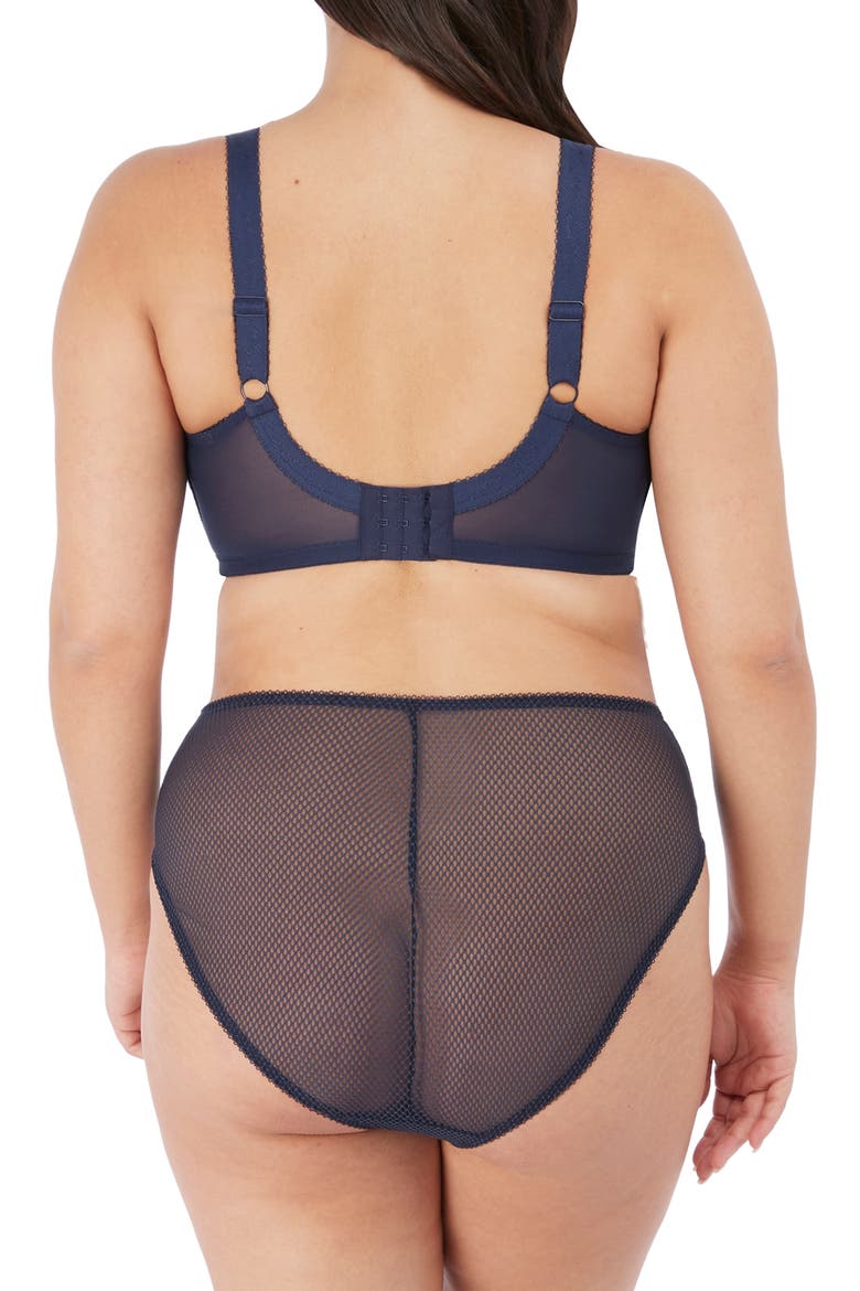 Charley Full Figure Spacer Underwire Bra, Alternate, color, NAVY