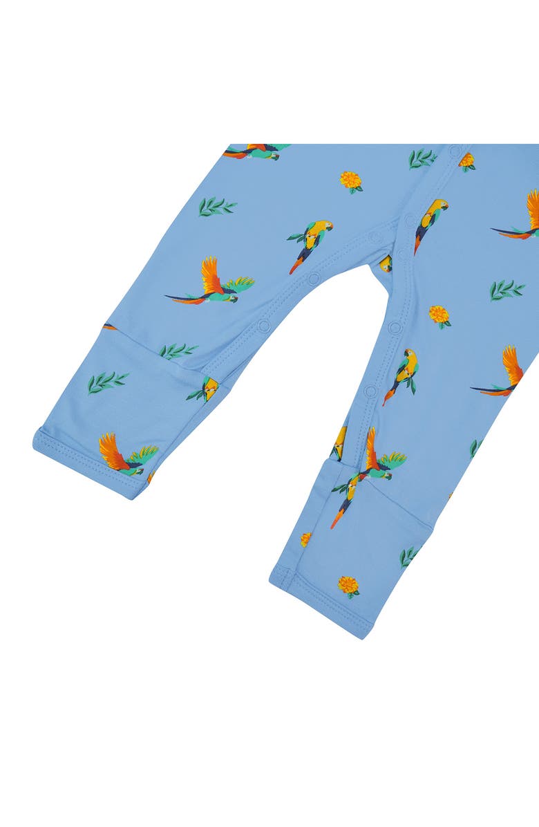Kyte BABY Macaw Snap Romper, Alternate, color, 