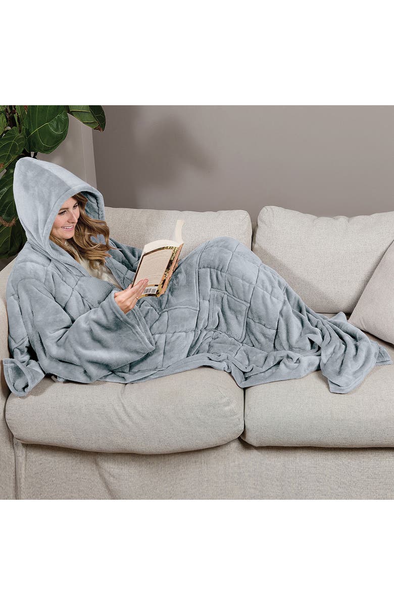ELLA JAYNE HOME Weighted Snuggle, Alternate, color, Grey