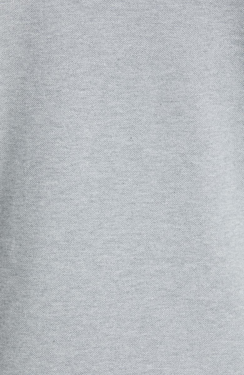 Moncler Tipped Long Sleeve Piqué Polo, Alternate, color, 