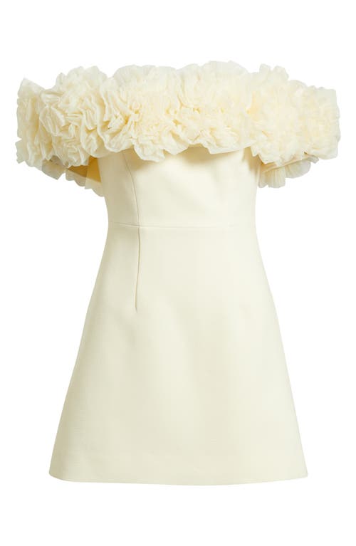 Sonya Moda Nahla Rosette Off The Shoulder Cocktail Minidress