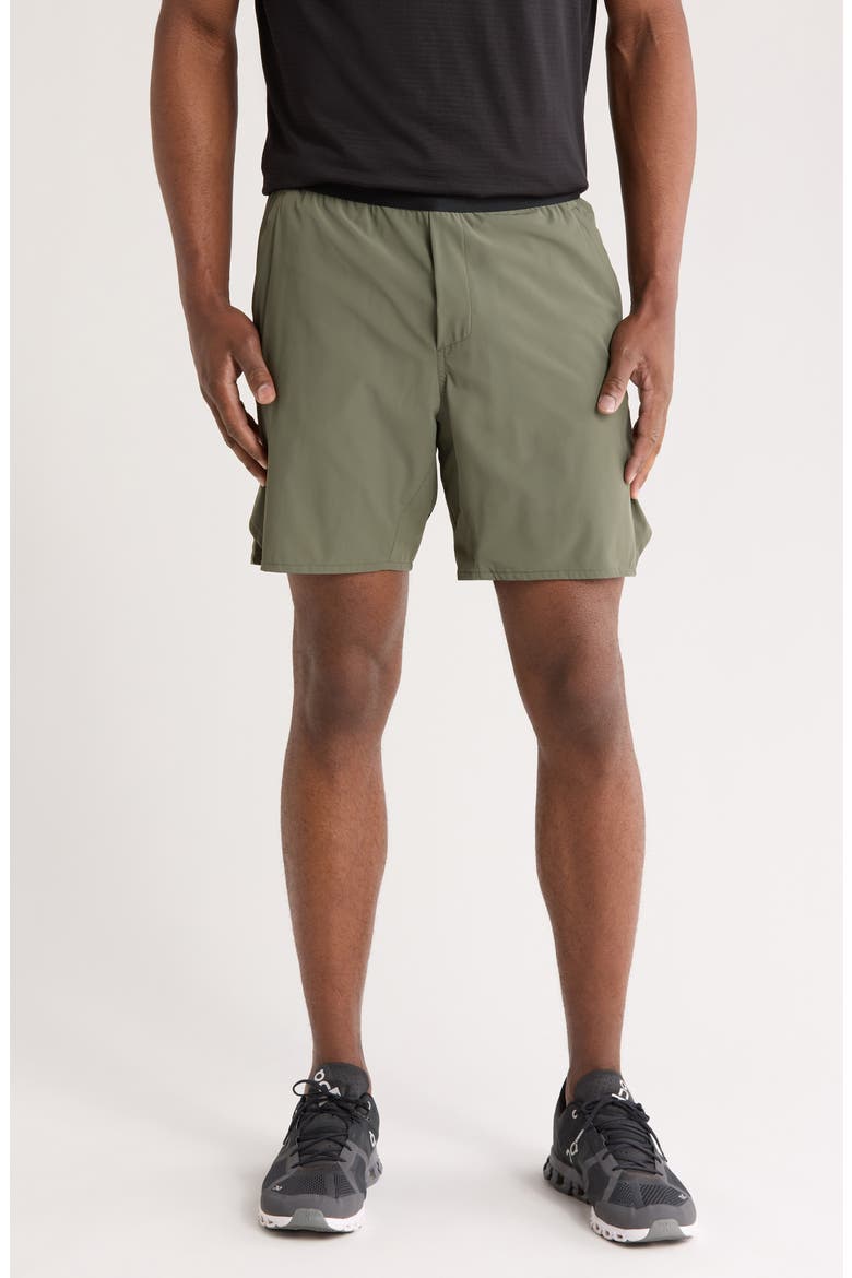 Tactical Lined 7-Inch Training Shorts, Main, color, OD GREEN