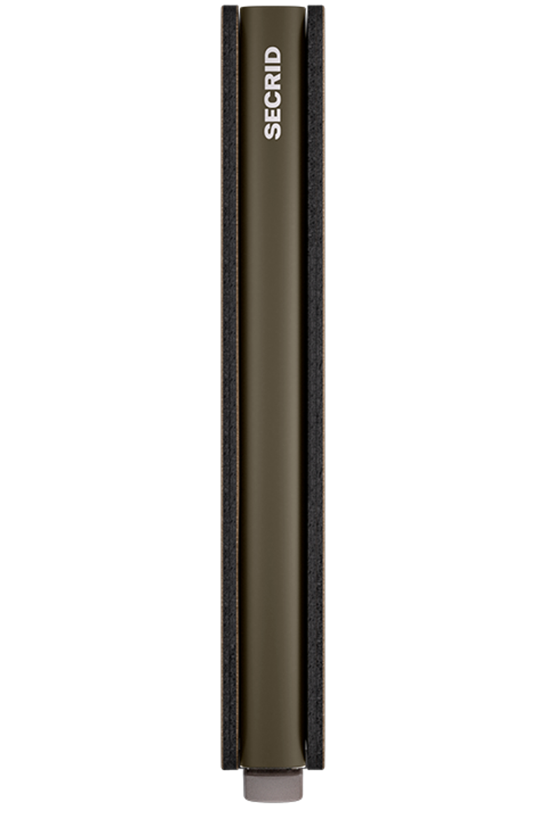 Slimwallet Matte, Alternate, color, Satin Bronze