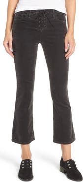 AG Jodi Lace-Up Crop Jeans
