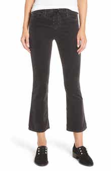 AG Jodi Lace-Up Crop Jeans