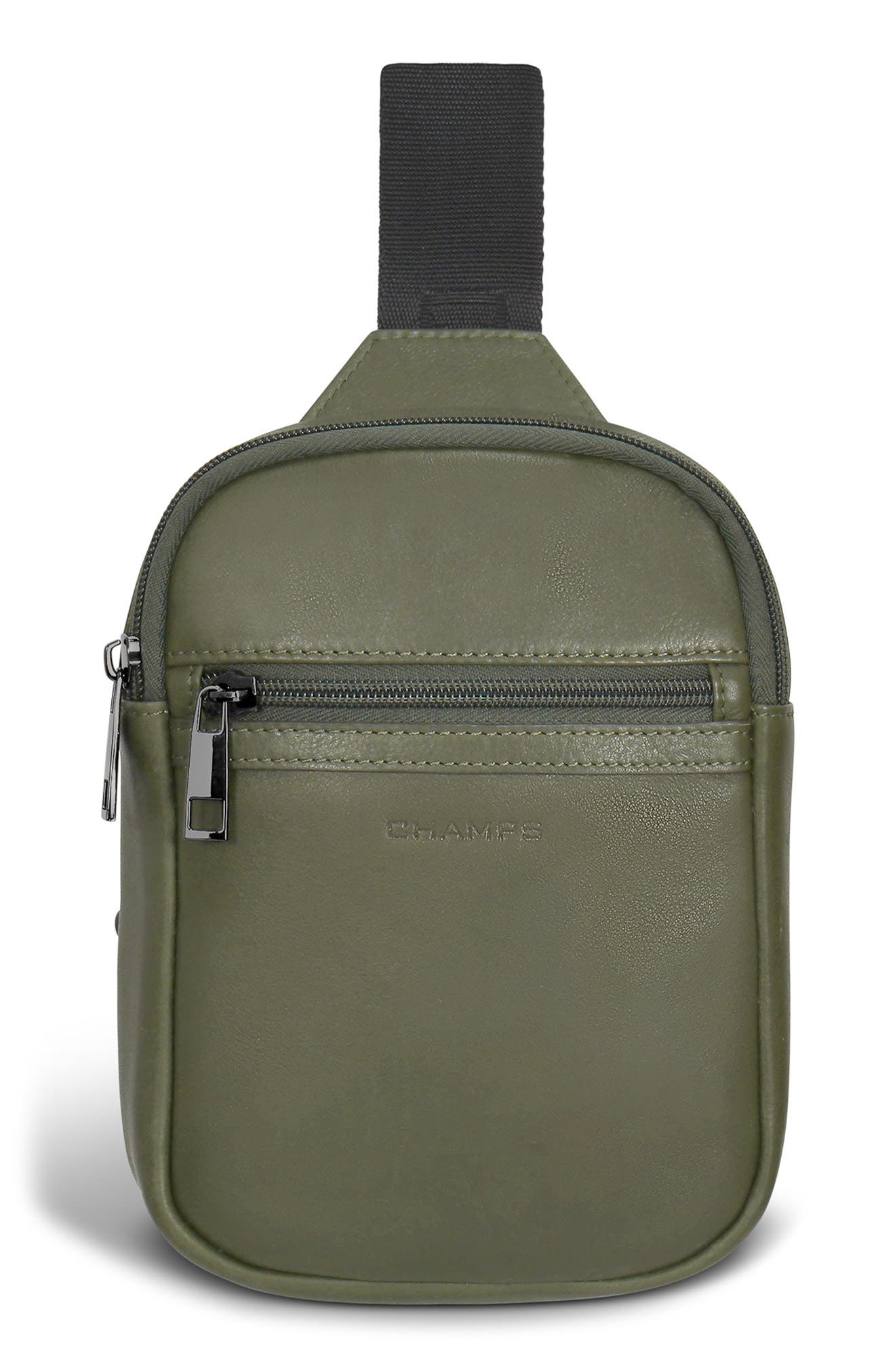 CHAMPS Onyx Leather Holster Sling Bag