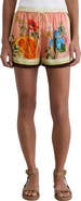 Reiss Milos Print Tie Waist Shorts