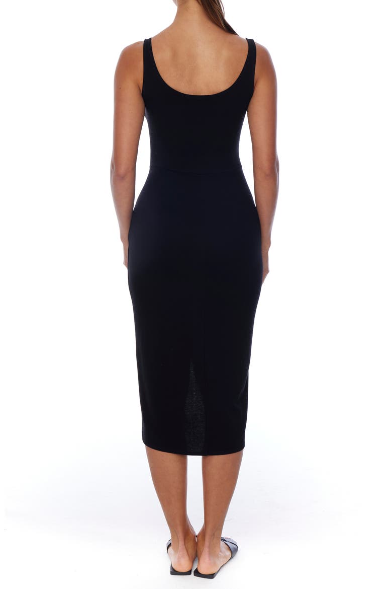Ava Sleeveless Dress, Alternate, color, BLACK