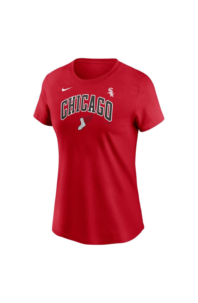 Nike Women's Nike Luis Robert Jr. Red Chicago White Sox 2025 City Connect Fuse Name & Number T-Shirt, Alternate, color, Red