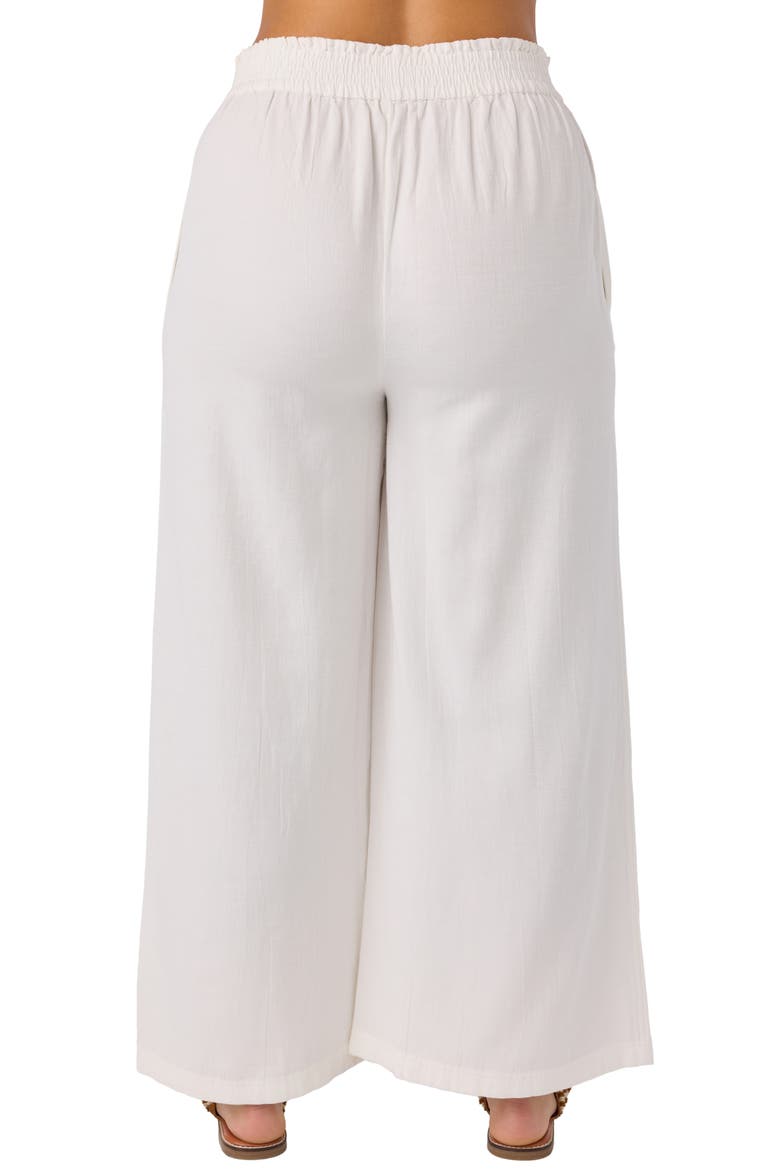 Sanders Wide Leg Pants, Alternate, color, WHITE