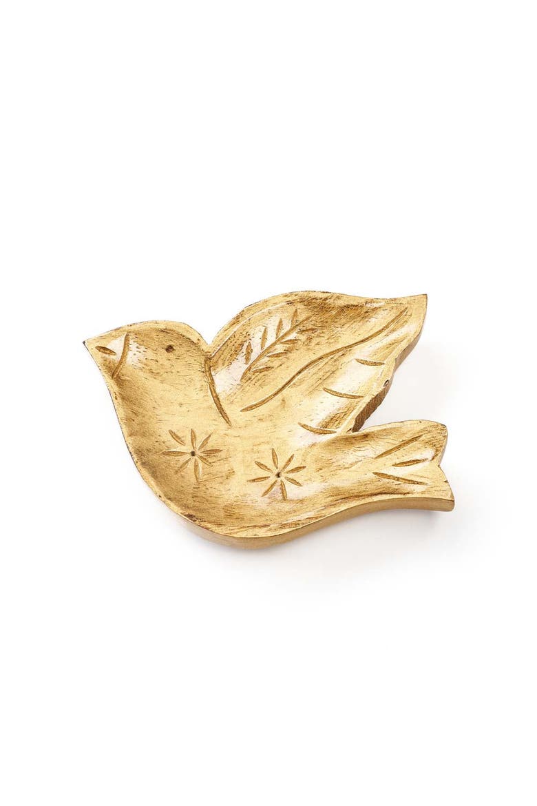 Chamak Bird Trinket Dish, Main, color, Natural
