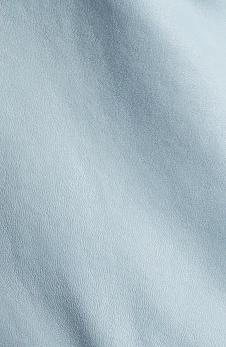 Acne Studios Lainy Sleeveless Leather Dress, Alternate, color, Pale Blue