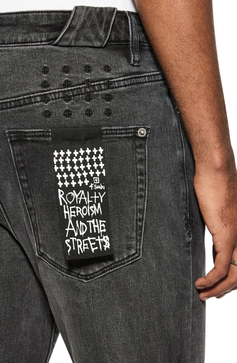 Ksubi Chitch Angst Sabbath Straight Leg Jeans, Alternate, color,