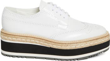 Prada Re-Edition 2011 Platform Wingtip Oxford (Women) Nordstrom
