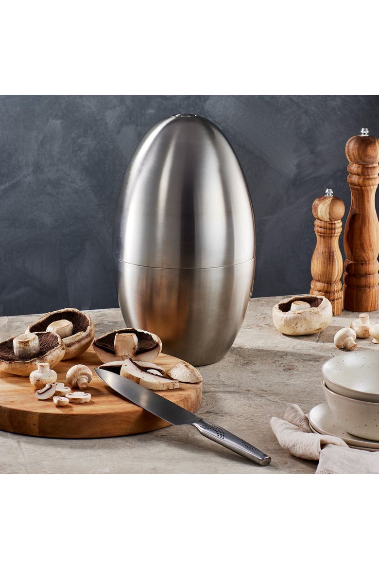 iD3® The Egg Knife Block 9 Piece, Alternate, color, Stainless Steel