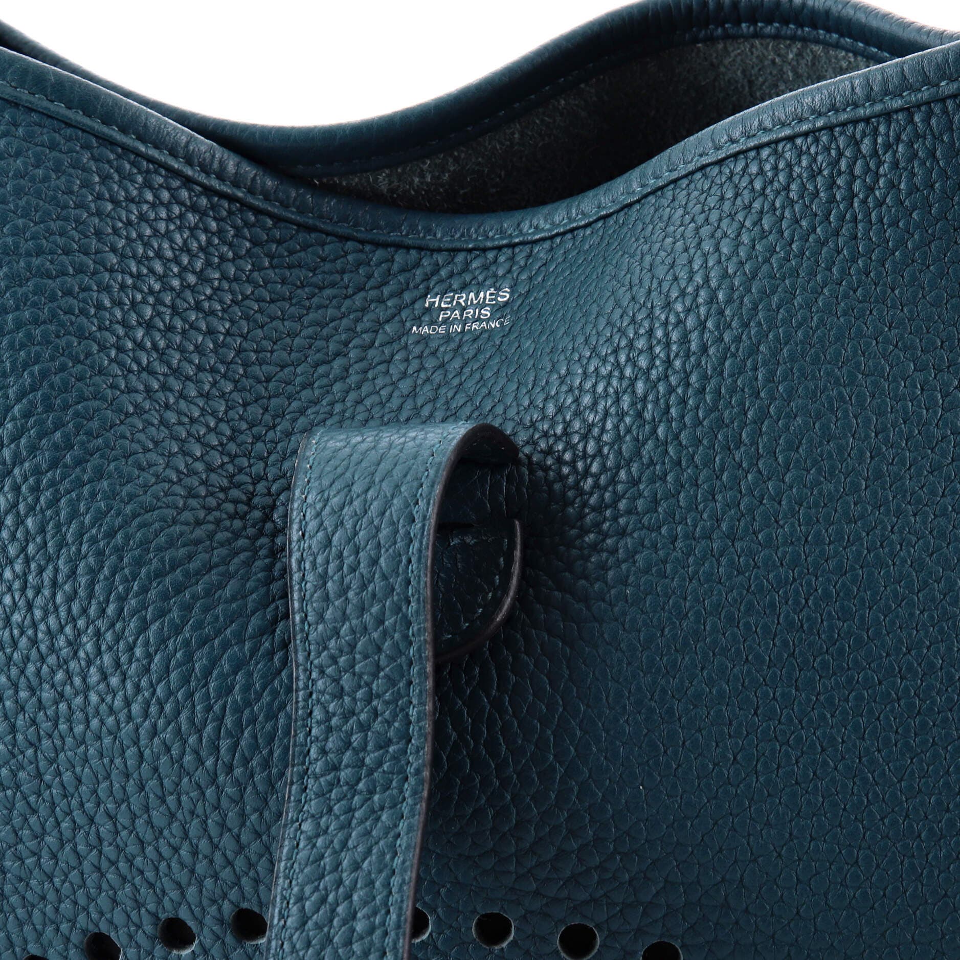 Pre-Owned Hermes Evelyne Bag Gen III Clemence GM, Alternate, color, Colvert